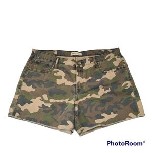 Gap Camo Print Womens Denim Shorts